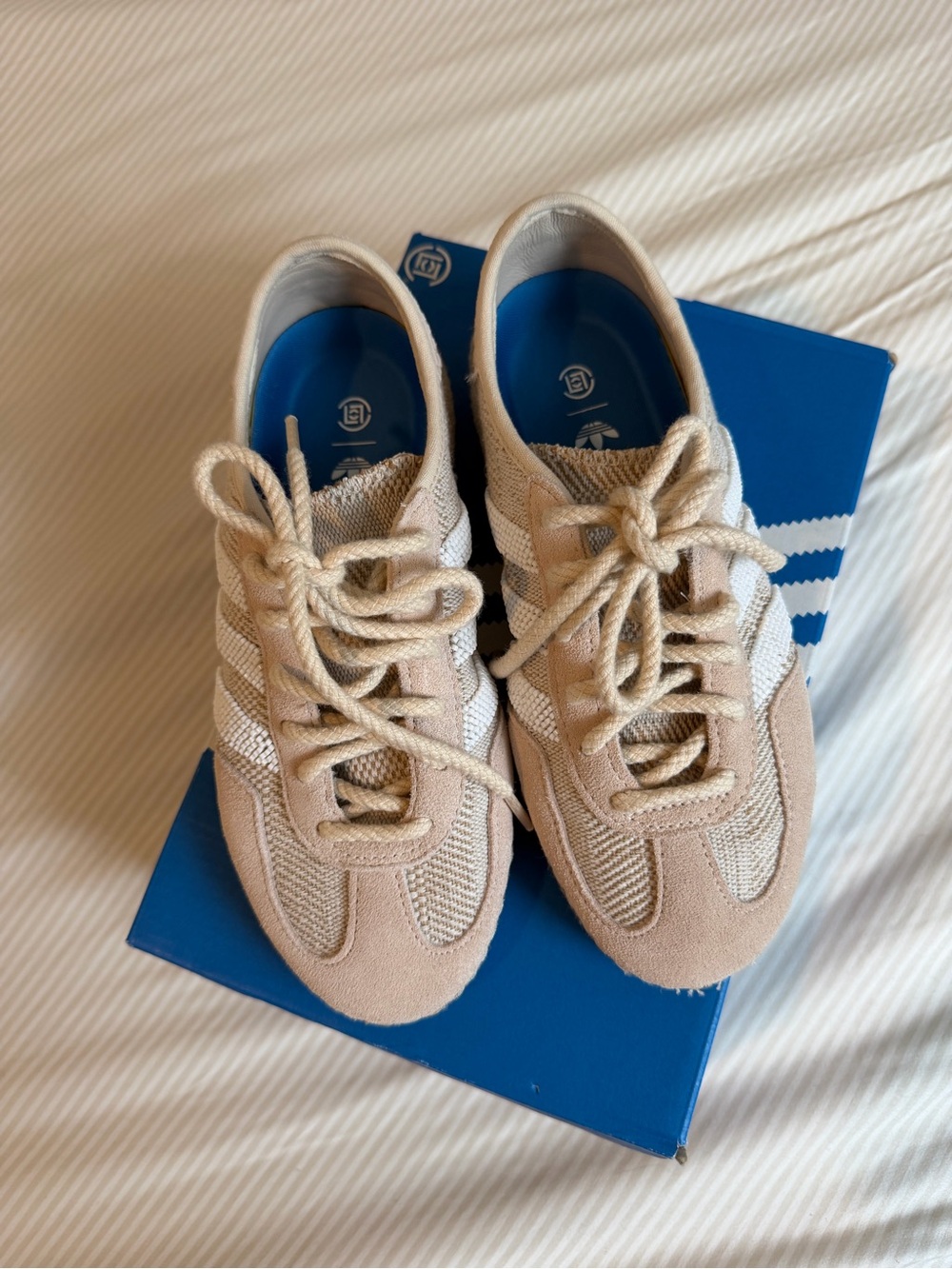 adidas x CLOT Gazelle by Edison Chen Halo Ivory Size 5 W Worn Once
